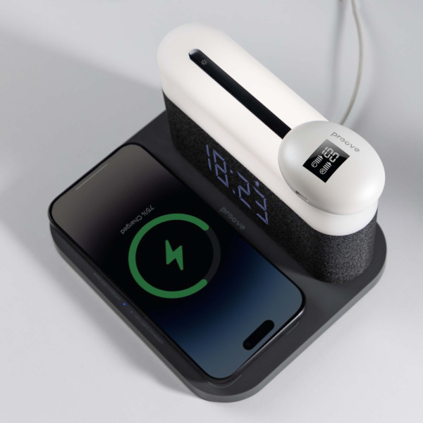 Фото - Нічник Proove з бездротовою зарядкою Day & Night Dark Gray (PLDN05002005)