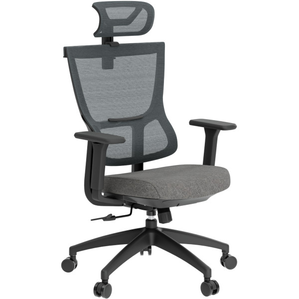 Фото - Кресло офисное OfficePro Elegant (OC600-B-DG-DG) Black/Dark Gray