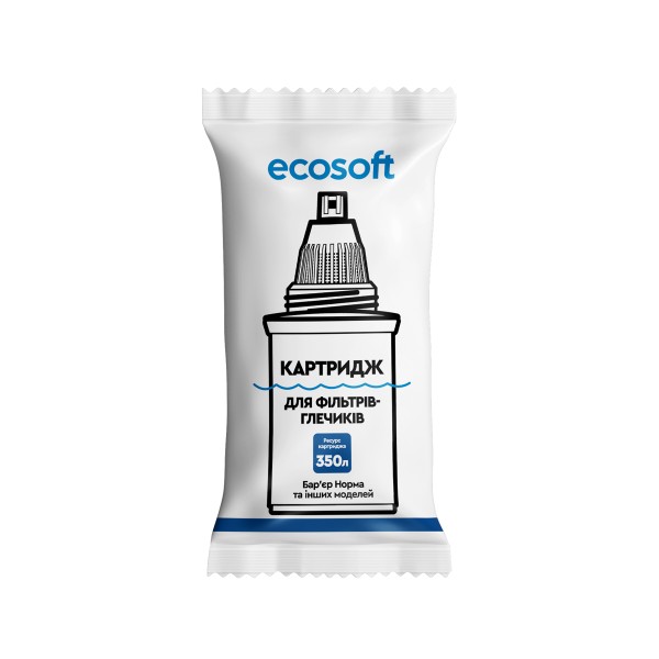 Фото - Картридж для фільтру-глечика Ecosoft до глечиків Бар'єр 4 шт