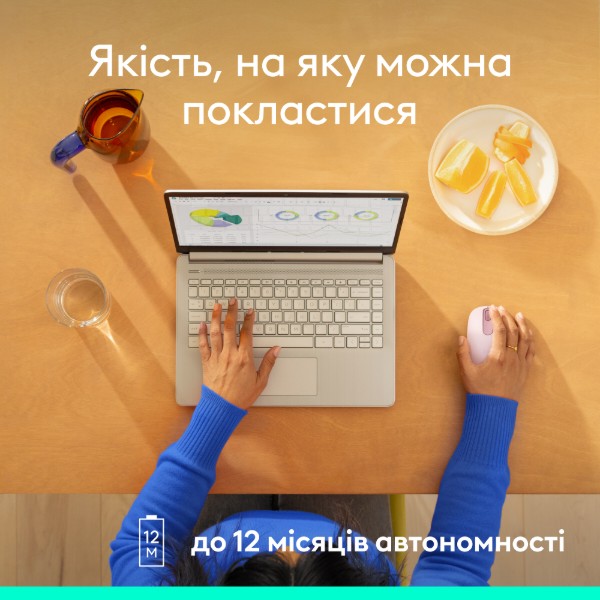 Фото - Мышь беспроводная Logitech M196 Bluetooth Mouse Rose (910-007461)