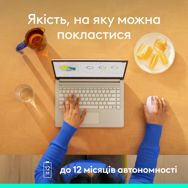 Фото - Миша бездротова Logitech M196 Bluetooth Mouse Rose (910-007461)
