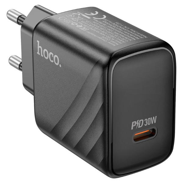 Фото - Мережевий зарядний пристрій HOCO CS22A PD30W charger Black (6942007609913)