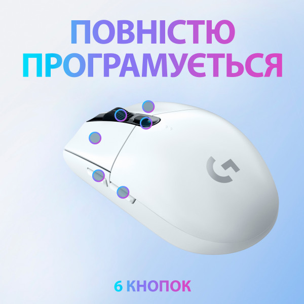 Фото - Мышь беспроводная игровая Logitech G305 USB White (910-005291)