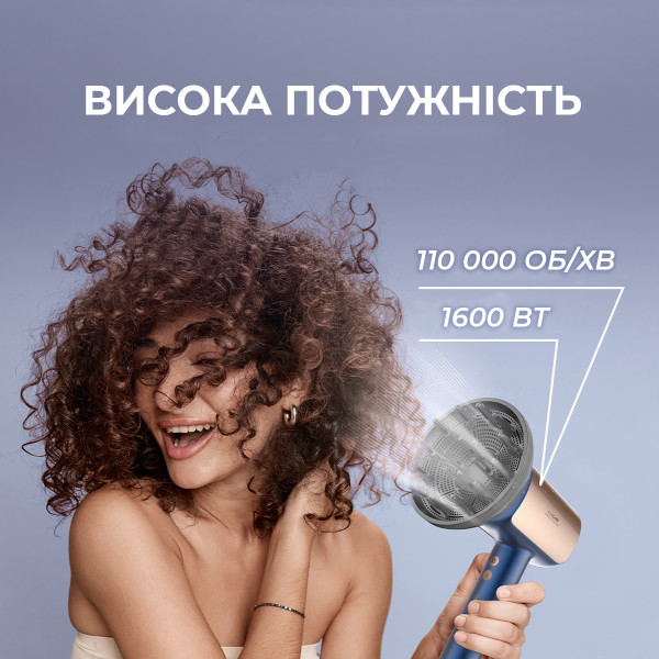 Фото - Фен Cecotec DryGlam Nano Plasma Champagne (A01_EU01_101438)