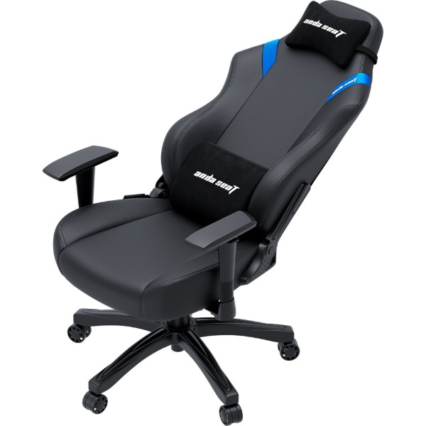 Фото - Крісло для геймерів Anda Seat Luna Size L Black/Blue PVC (AD18-44-BS-PV)