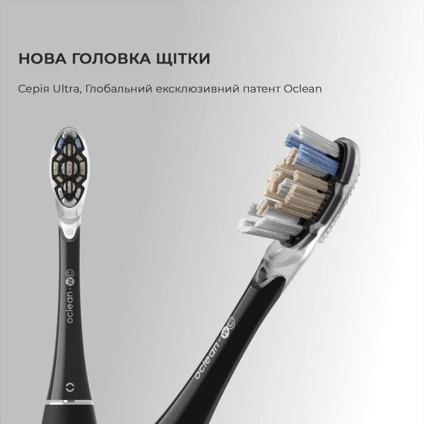 Фото - Зубна щітка електрична Oclean X Ultra Set Black (OLED) (6970810553499)