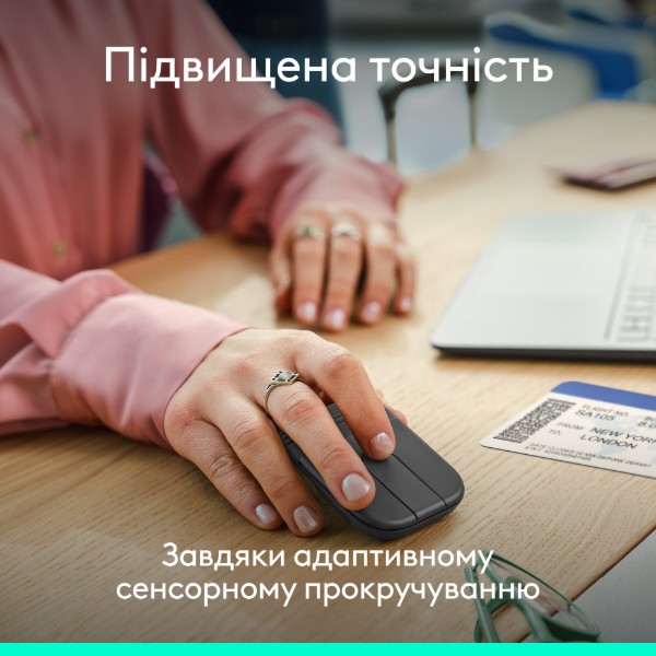 Фото - Мышь беспроводная Logitech Mobi Fold Graphite (910-007604)