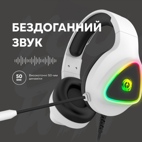 Фото - Гарнитура проводная игровая Canyon CND-SGHS6W White