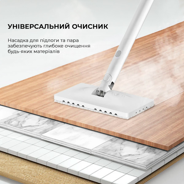 Фото - Пароочиститель Deerma Multi-function Steam Cleaner 1600W White (DEM-ZQ610)