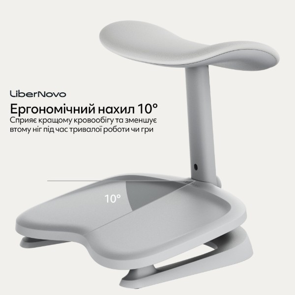 Фото - Підставка для ніг регульована LiberNovo StepSync Footrest Space Gray (CP-GW-0000002-00-00)
