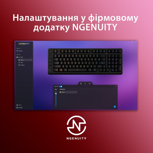 Фото - Клавиатура проводная игровая HyperX Eve 1800 USB Black (B7JE0AA)