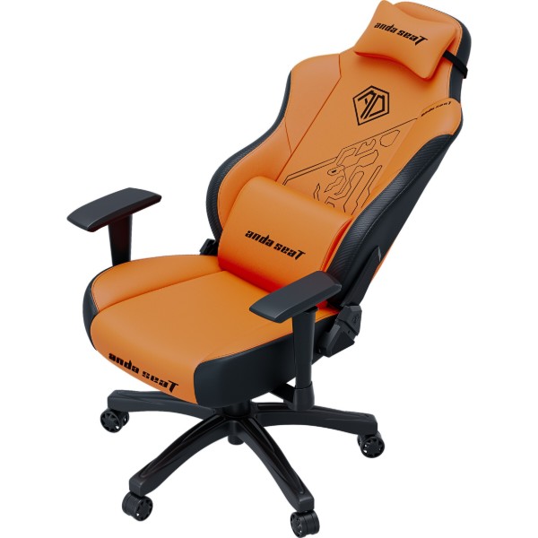 Фото - Крісло для геймерів Anda Seat Phantom 3 Tiger edition Orange PVC Size L (AD18Y-14-OB-PV/C)