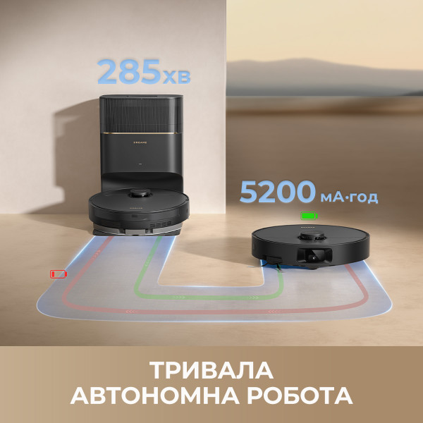 Фото - Робот-пылесос моющий Dreame D20 PRO PLUS BLACK (RLD43SD-BL)