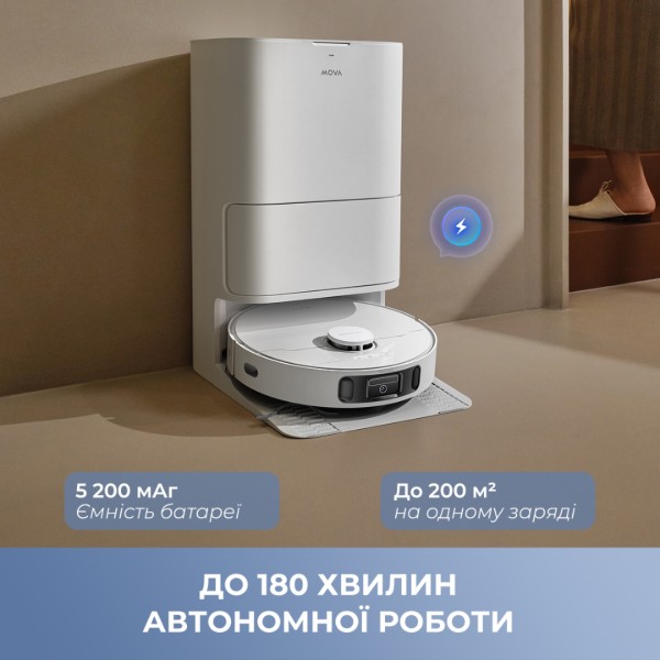 Фото - Робот-пилосос миючий Mova E40 ULTRA (RLE21SE)