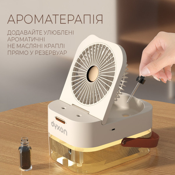 Фото - Вентилятор настільний Dyxon MEGAFAN 2002 White (DXNFNMGFN2002W)