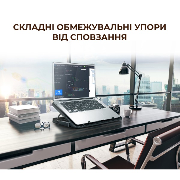 Фото - Підставка під ноутбук охолоджуюча Dyxon FIX COOLING 11 Black (DXNLSFC11B)
