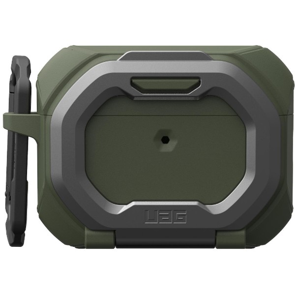 Фото - Чохол для навушників UAG for AirPods Pro Gen 3 2025 Olive Drab/Silver (104131117233)