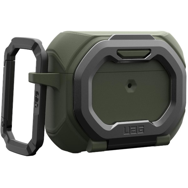Фото - Чохол для навушників UAG for AirPods Pro Gen 3 2025 Olive Drab/Silver (104131117233)