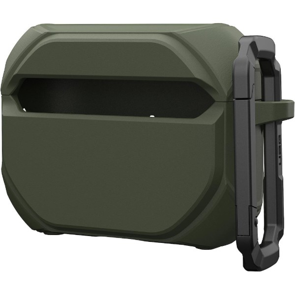 Фото - Чохол для навушників UAG for AirPods Pro Gen 3 2025 Olive Drab/Silver (104131117233)