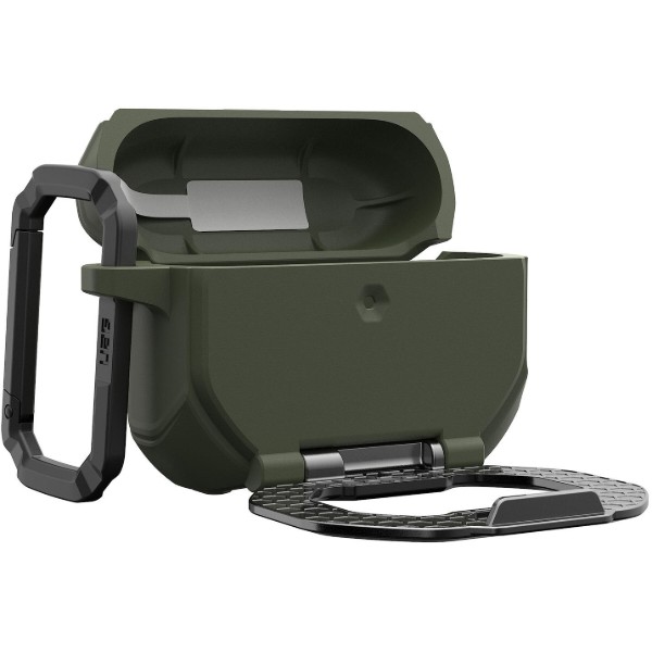 Фото - Чохол для навушників UAG for AirPods Pro Gen 3 2025 Olive Drab/Silver (104131117233)