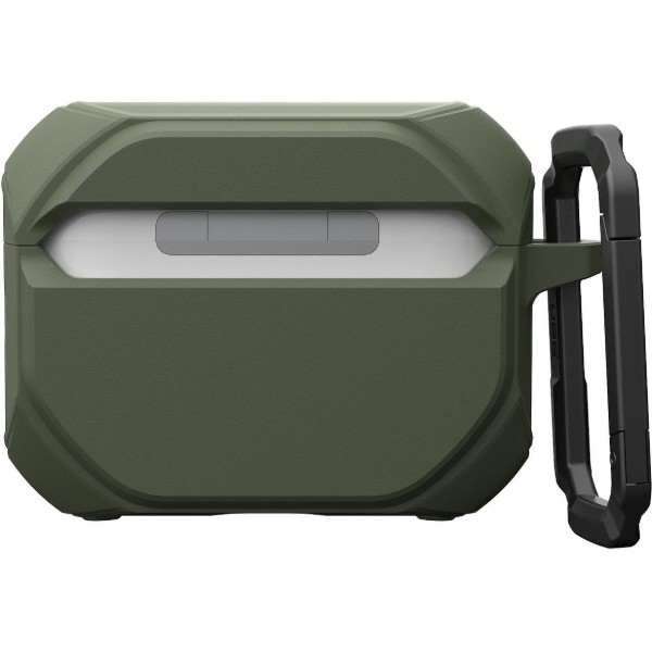 Фото - Чохол для навушників UAG for AirPods Pro Gen 3 2025 Olive Drab/Silver (104131117233)