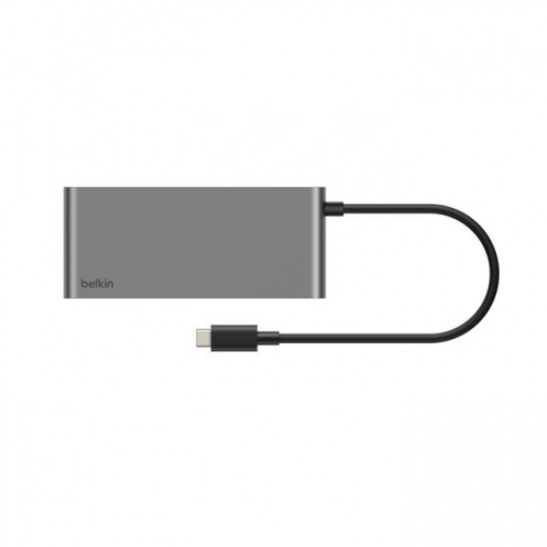 Фото - Хаб USB Belkin USB-C 8в1 Ethernet Multiport Dock (INC024HQSGY)