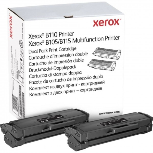 Фото - Картридж-тонер Xerox for B105/B110/B115 Black (006R04964) Dual Pack