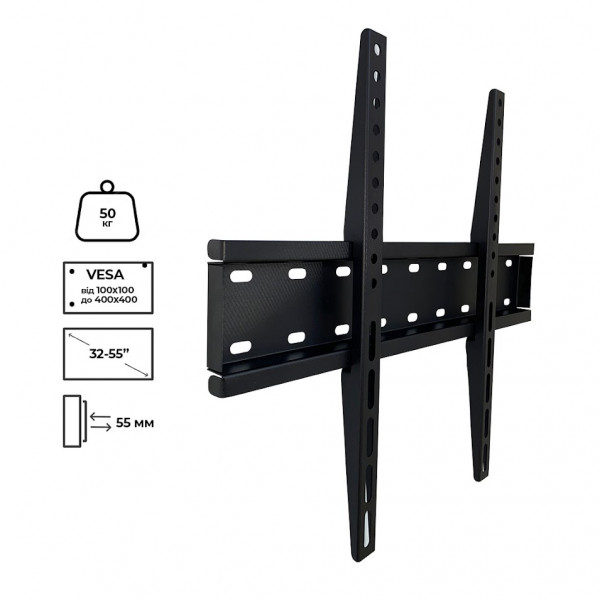 Фото - Крепление для телевизора Charmount TV04F Black