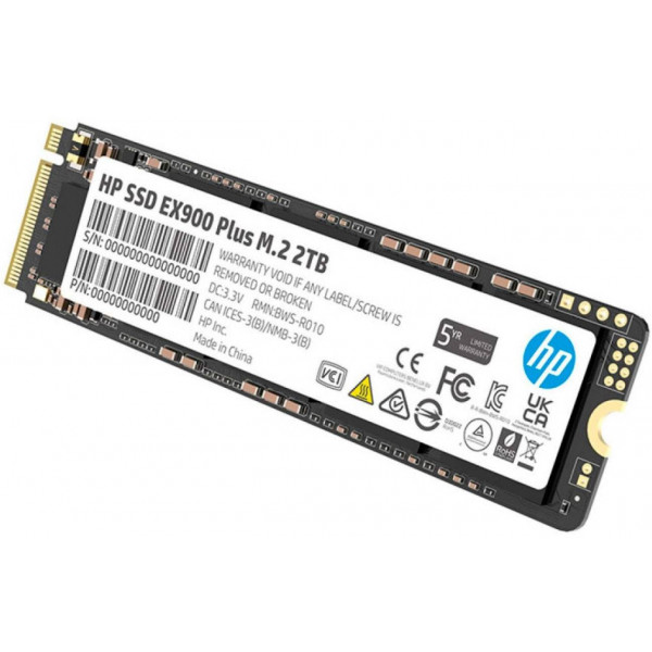 Фото - SSD-накопичувач внутрішній HP EX900 Plus M.2 2280 2TB PCI Ex Gen3 x4 3D NAND, Retail (35M35AA)