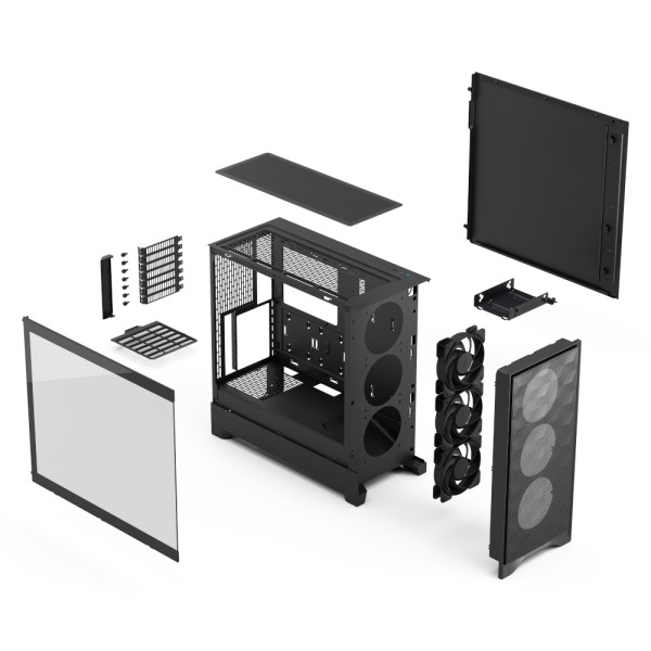 Фото - Корпус Fractal design без БП Pop 2 Air Black TG Pop 2 Air Black TG (FD-C-POA2A-02)