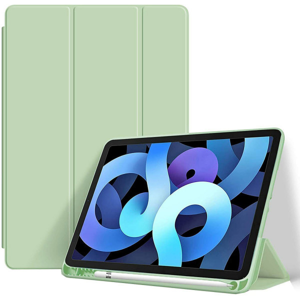 Фото - Чохол для планшета BeCover Tri Fold Soft TPU з кріпленням Apple Pencil for Apple iPad Air (4/5) 2020/2022 10.9'' Green (711107)