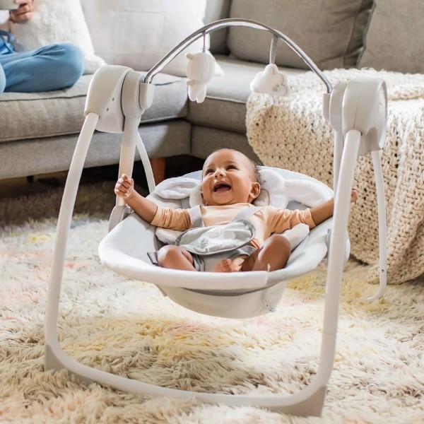 Фото - Крісло-гойдалка Ingenuity Comfort 2 Go - Cuddle Lamb (12184)