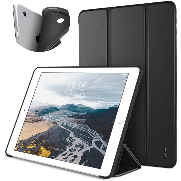 Фото - Чохол для планшету BeCover Tri Fold Soft TPU Silicone for Apple iPad 9.7 2017/2018 A1822/A1823/A1893/A1954 Black (706875)