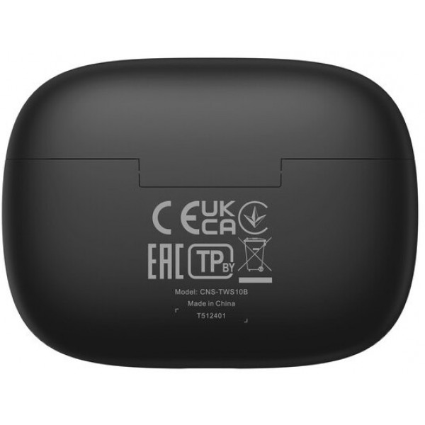 Фото - Навушники вкладиші бездротові TWS Canyon OnGo TWS-10 ANC ENC Deep Black (CNS-TWS10B)