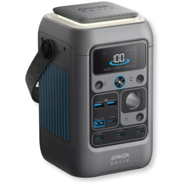 Фото - Зарядная станция универсальная Anker Solix C300 DC с LiFePO4-батареей (300W,288Wh) Black (714963)