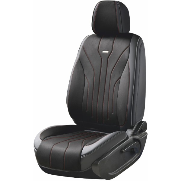 Фото - Комплект накидок на сиденье автомобиля Beltex 5D Sierra black-red (BX90600) Фото - Комплект накидок на сиденье автомобиля Beltex 5D Sierra black-red (BX90600)