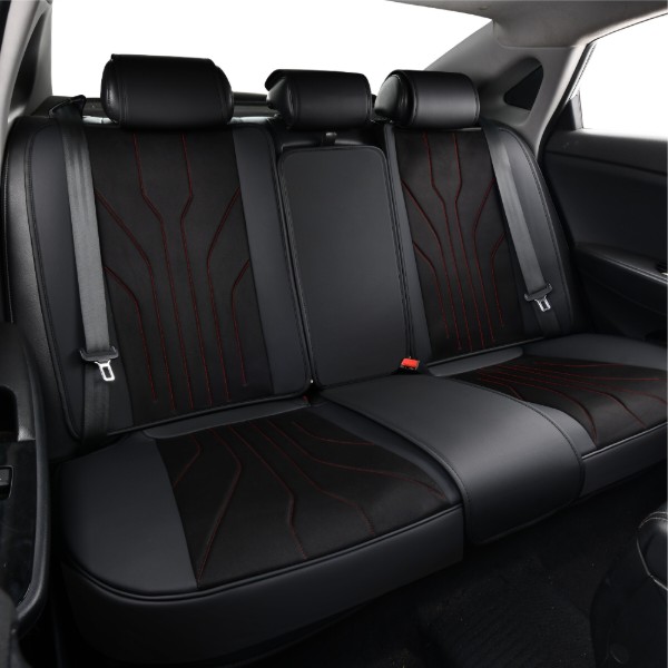 Фото - Комплект накидок на сиденье автомобиля Beltex 5D Sierra black-red (BX90600)