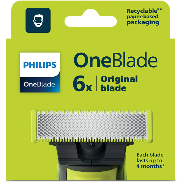 Фото - Змінні леза для бритви Philips OneBlade QP260/50 (6 шт)