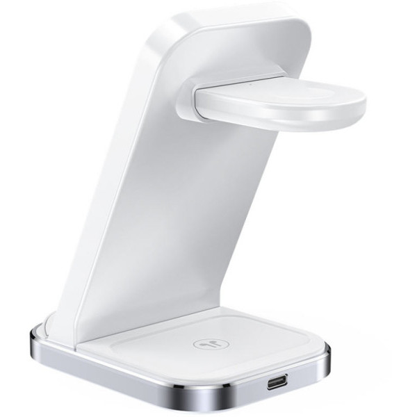 Фото - Бездротовий зарядний пристрій AceFast Wireless QI 3in1 15W E15 (6974316281986)