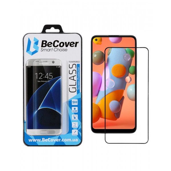 Фото - Защитное стекло для смартфона BeCover Samsung Galaxy A11 SM-A115 Black (704841)
