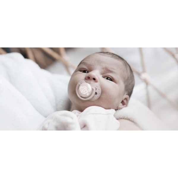 Фото - Динамічна пустушка Lovi 0-2 м-ців 2 шт. Baby Shower Girl (22/900girl)