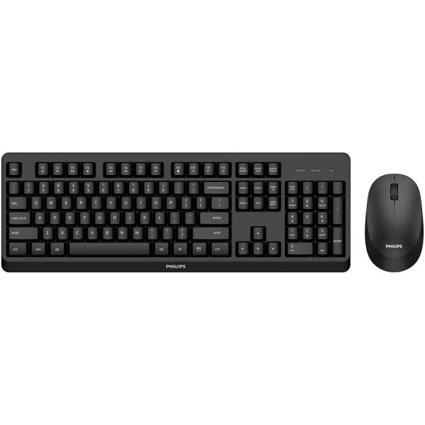 Фото - Клавіатура + миша бездротова Philips SPT6307BL/00 UA Black