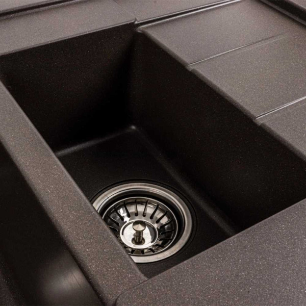 Фото - Мийка кухонна VALESO 7850W TOSKANA матова Темна скеля