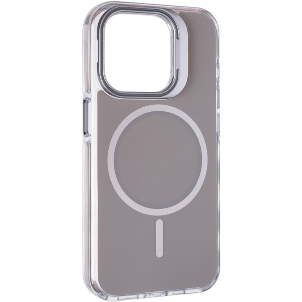 Фото - Чохол для смартфону Gelius Sofi Case Camera stand (MagSafe) for Iphone 15 Pro Max Grey (101097)