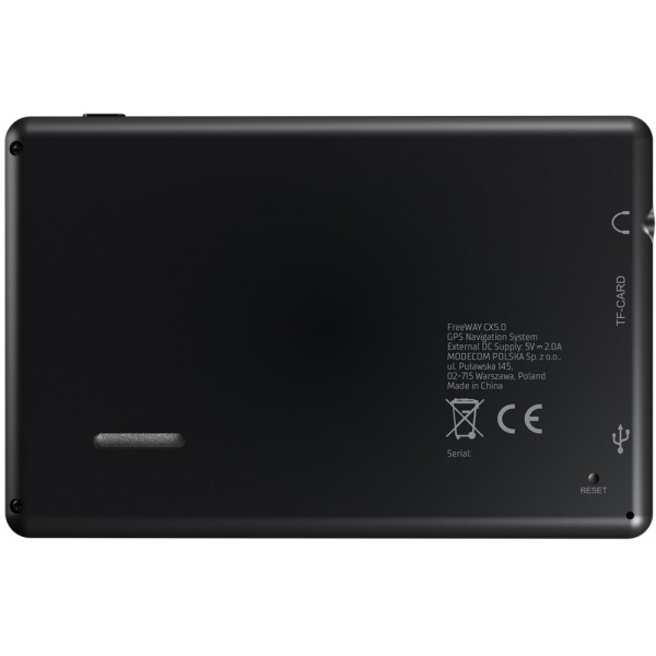 Фото - GPS навігатор Modecom Device FreeWAY CX 5.0 8GB 5" MapFactor EU (NAV-FREEWAYCX5-MF-EU)
