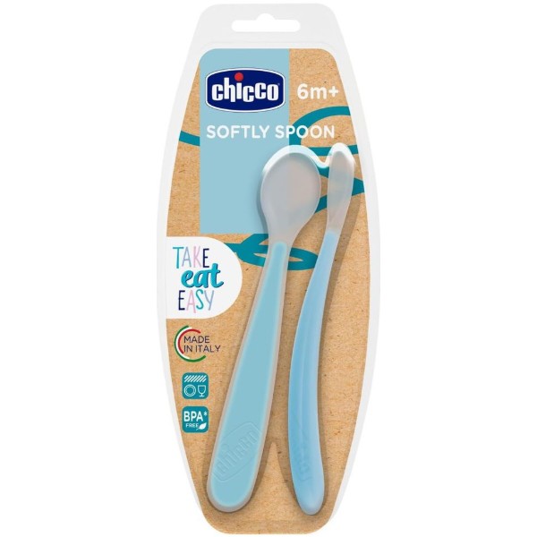Фото - Ложка дитяча Chicco 2 шт. 6 м+ (06828.21)