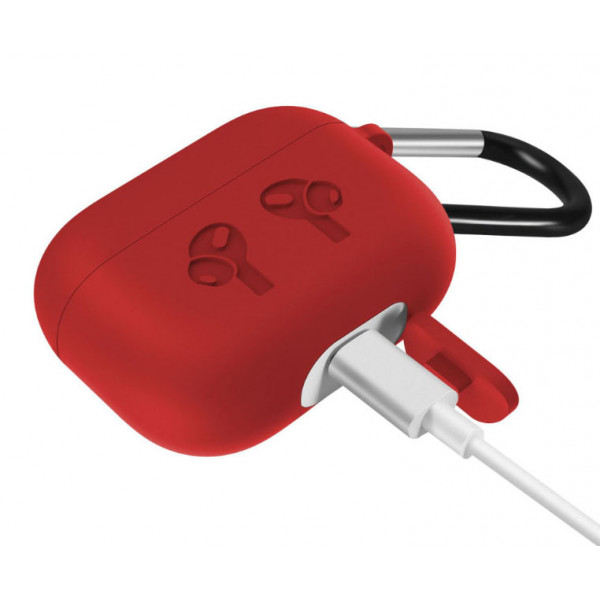 Фото - Чехол для наушников BeCover Silicon Protection for Apple AirPods Pro Red (704503)