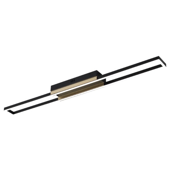 Фото - Люстра VALESO 3439/800 черная+ золотом LED 62W