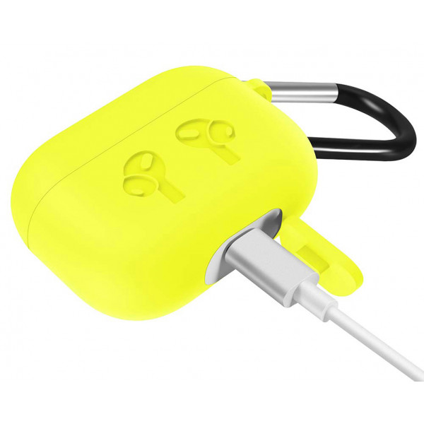 Фото - Чохол для навушників BeCover Silicon Protection for Apple AirPods Pro Yellow (704506)