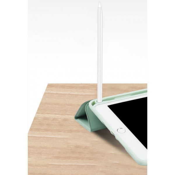 Фото - Чохол для планшету BeCover Tri Fold Soft TPU з кріпленням Apple Pencil for Apple iPad 10.2 2019/2020/2021 Green (708457)